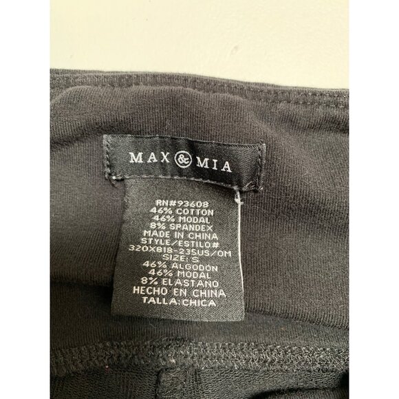 Max & Mia’s Women’s High Rise Black Legging - Size Small - Picture 4 of 4